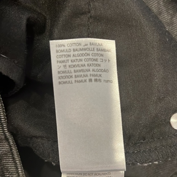 Adika Davis Distressed Black Grey Jeans Size Large NWT - Picture 11 of 11